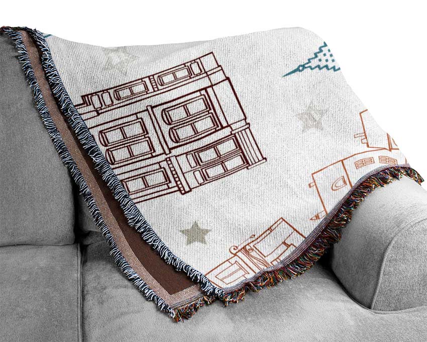 City Stars Woven Blanket