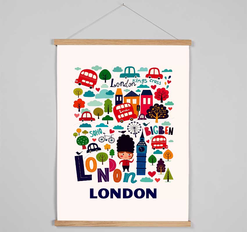 Fabulous City Hanging Poster - Wallart-Direct UK