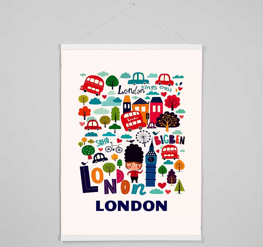 Fabulous City Hanging Poster - Wallart-Direct UK