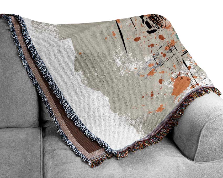 Funky Iconic City Woven Blanket