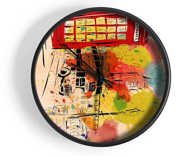 Funky Iconic City Clock - Wallart-Direct UK