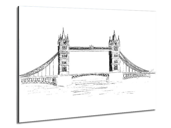 Tower Bridge Outline 4