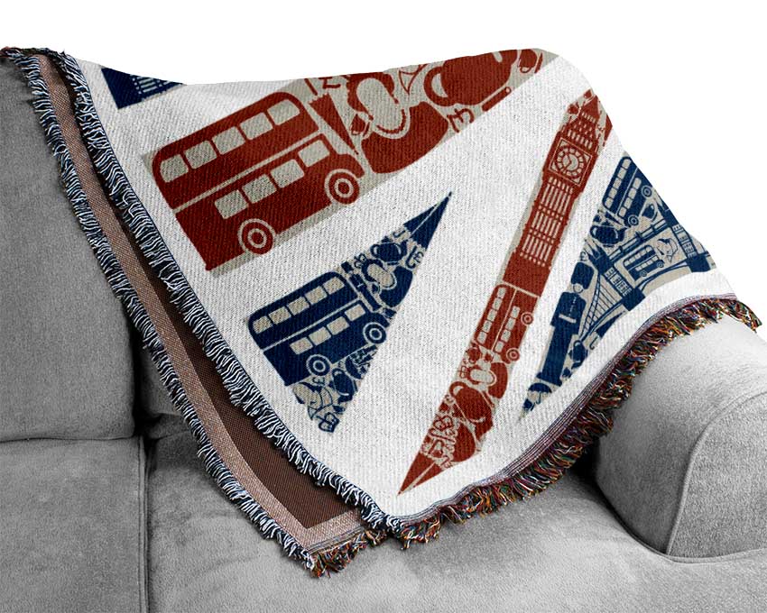 All The Things To Love In The City 4 Woven Blanket