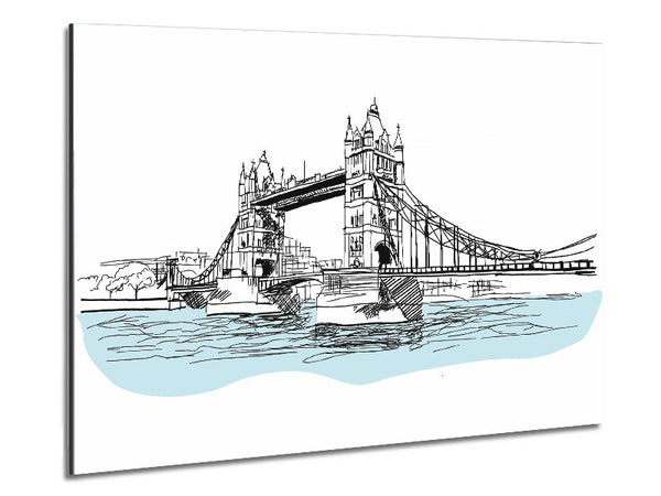 Tower Bridge Outline 3