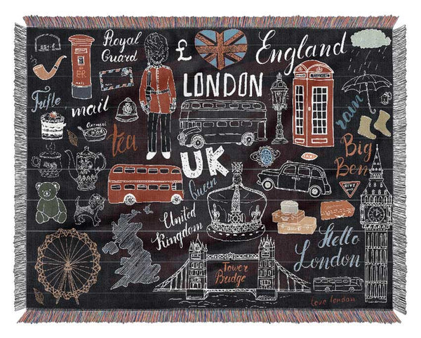 All The Things To Love In The City 2 Woven Blanket