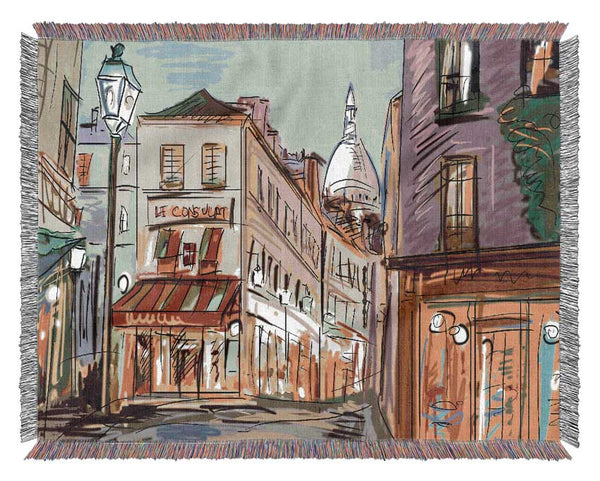 City Streets 4 Woven Blanket