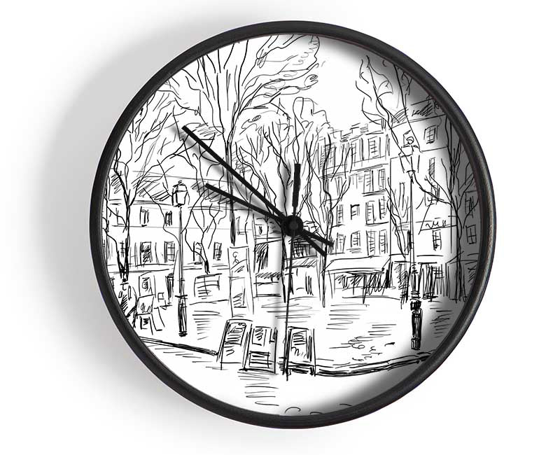 City Streets 5 Clock - Wallart-Direct UK