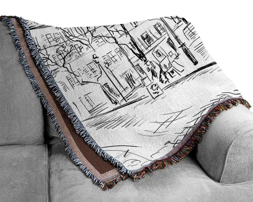 City Streets 5 Woven Blanket