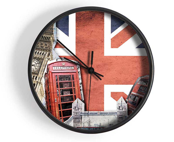 Iconic Montage Clock - Wallart-Direct UK