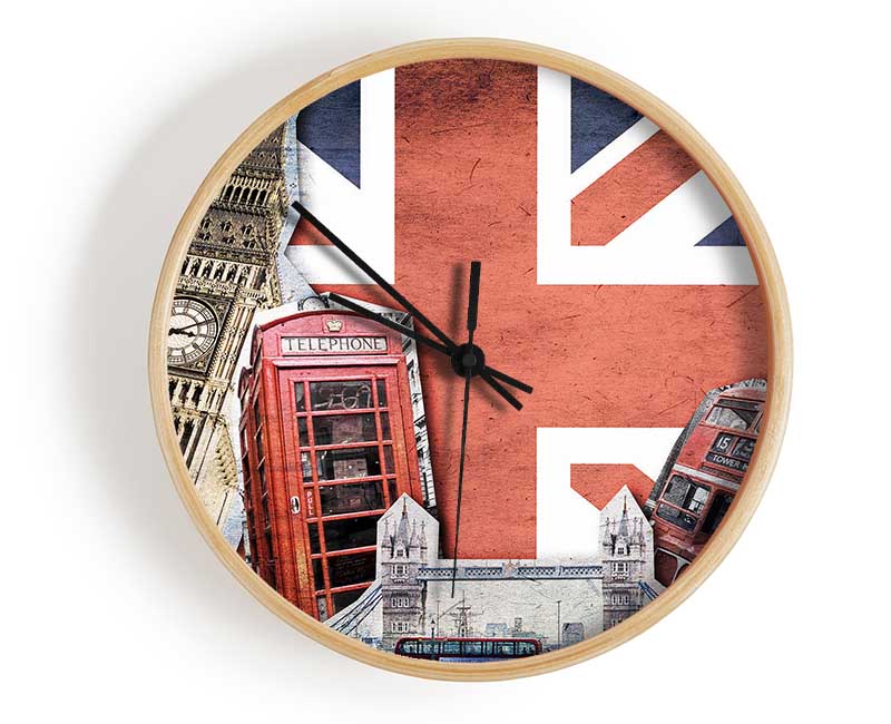 Iconic Montage Clock - Wallart-Direct UK