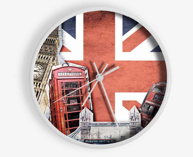 Iconic Montage Clock - Wallart-Direct UK