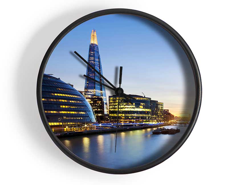 The Shard Over The Clock - Wallart-Direct UK