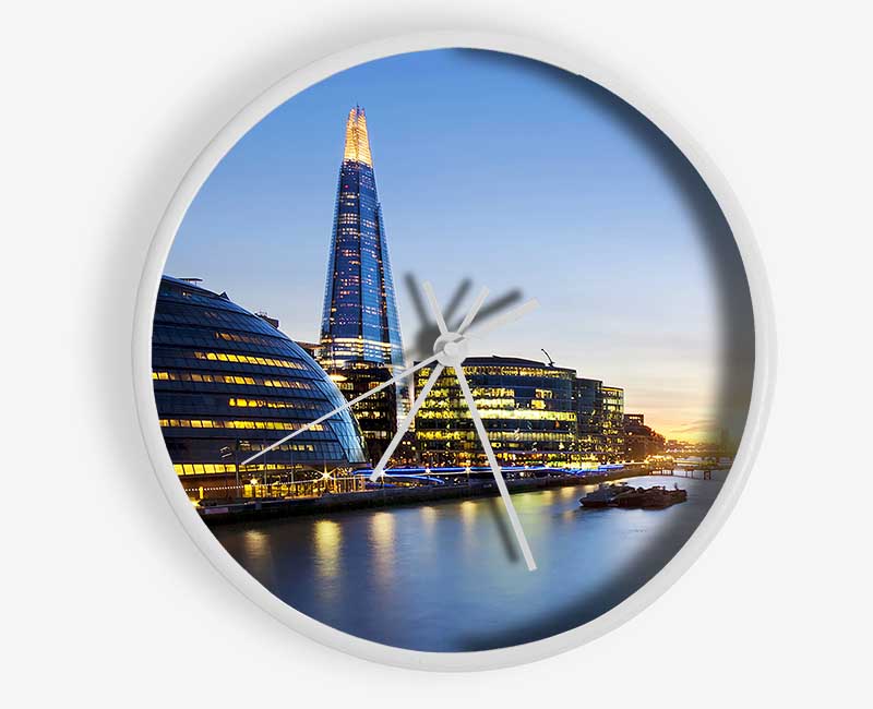 The Shard Over The Clock - Wallart-Direct UK