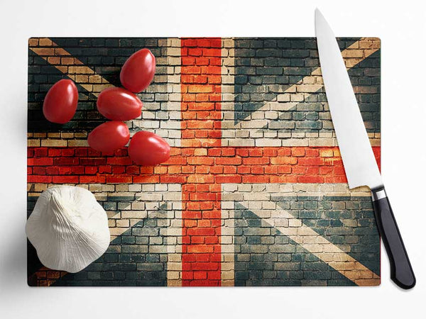 The British Flag Glass Chopping Board