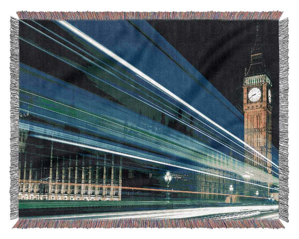 Big Ben Speed Of Light 6 Woven Blanket