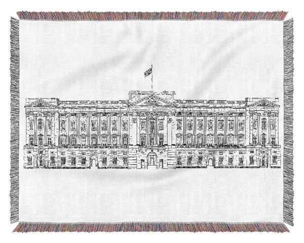 Buckingham Palace Drawing Woven Blanket