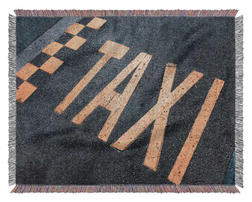 Taxi Spot Woven Blanket