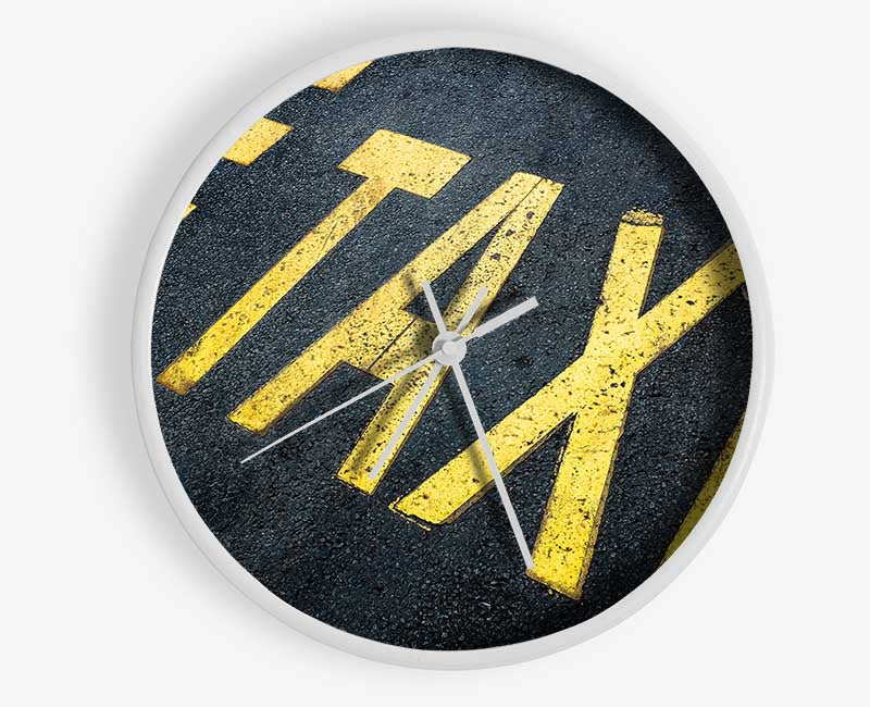 Taxi Spot Clock - Wallart-Direct UK