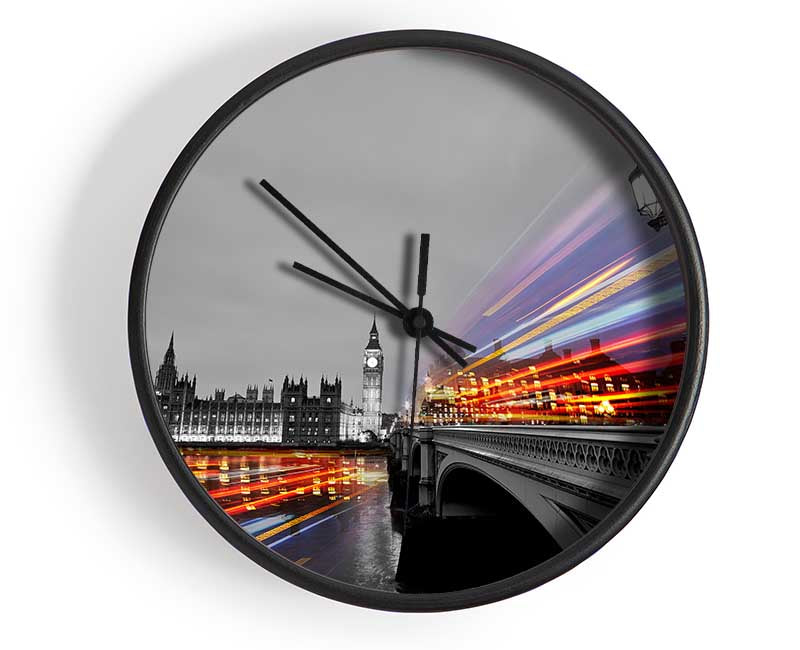 Tower Bridge Speed Of Light 3 Clock - Wallart-Direct UK