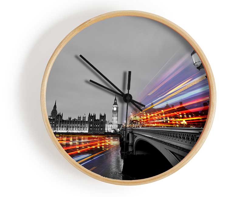 Tower Bridge Speed Of Light 3 Clock - Wallart-Direct UK