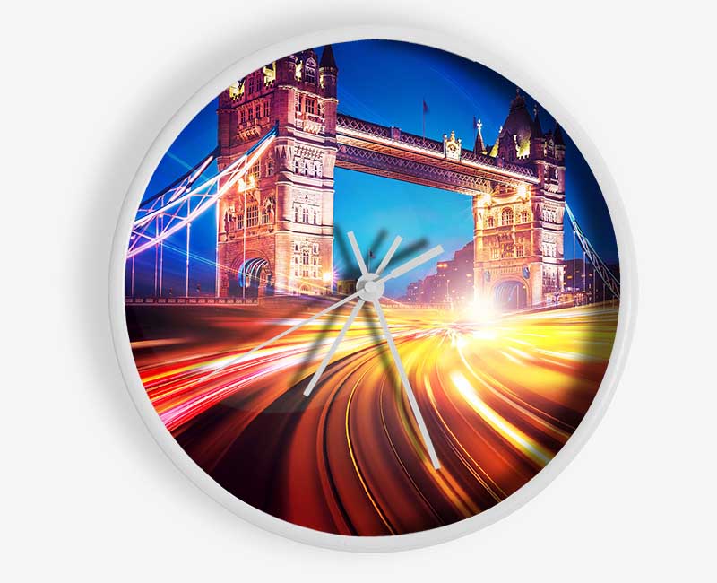 Tower Bridge Speed Of Light 2 Clock - Wallart-Direct UK