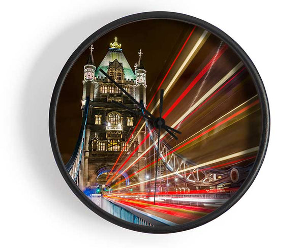 Tower Bridge Speed Of Light 1 Clock - Wallart-Direct UK