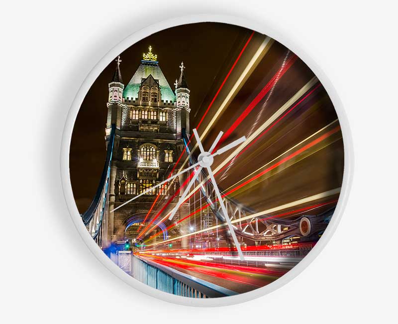 Tower Bridge Speed Of Light 1 Clock - Wallart-Direct UK