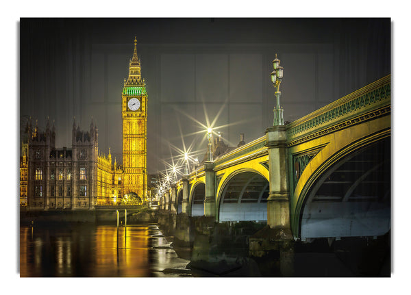 Golden Glow Of Big Ben