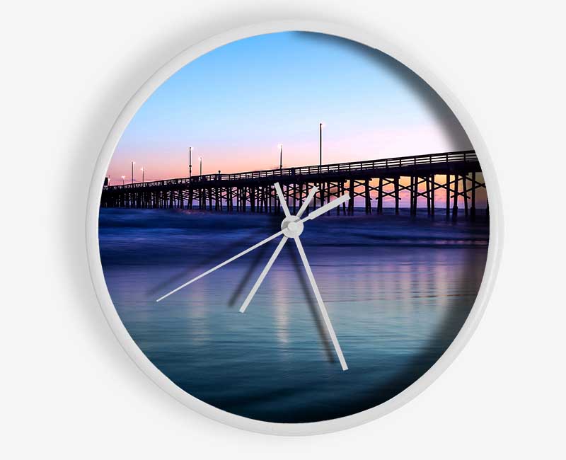 Pier Twilight Clock - Wallart-Direct UK