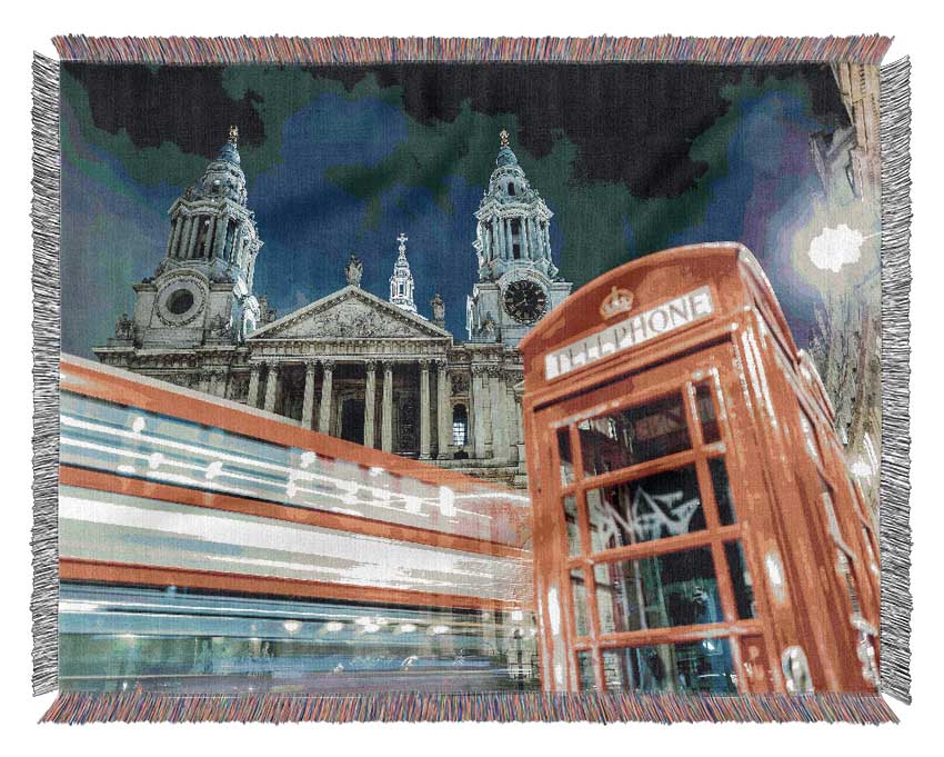 St Pauls Cathedral Woven Blanket