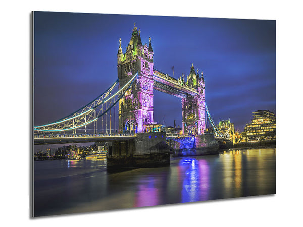 Tower Bridge Pink Glow