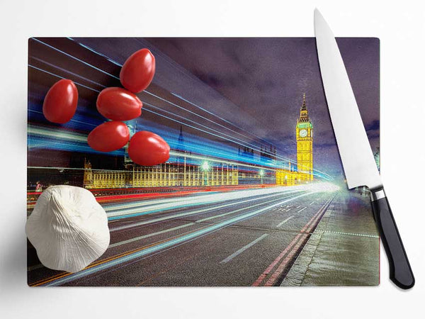 Big Ben Speed Of Light 1 Glass Chopping Board