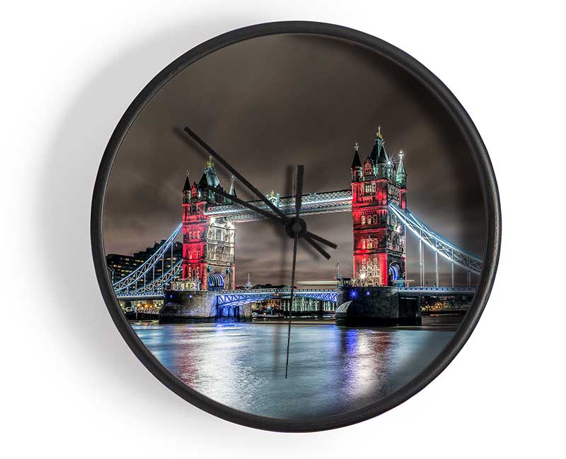 Chocolate Skies Over Tower Clock - Wallart-Direct UK