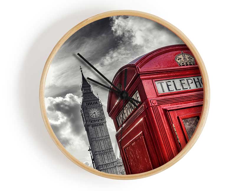 Iconic Big Ben Phone Clock - Wallart-Direct UK