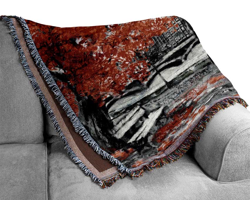 Honeymoon Couple Big Ben Woven Blanket