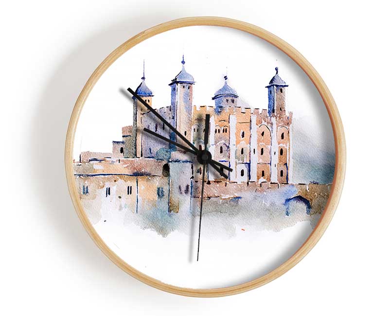 Tower Of London Clock - Wallart-Direct UK