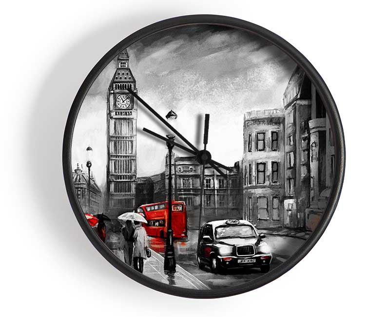 Iconic London Streets Clock - Wallart-Direct UK