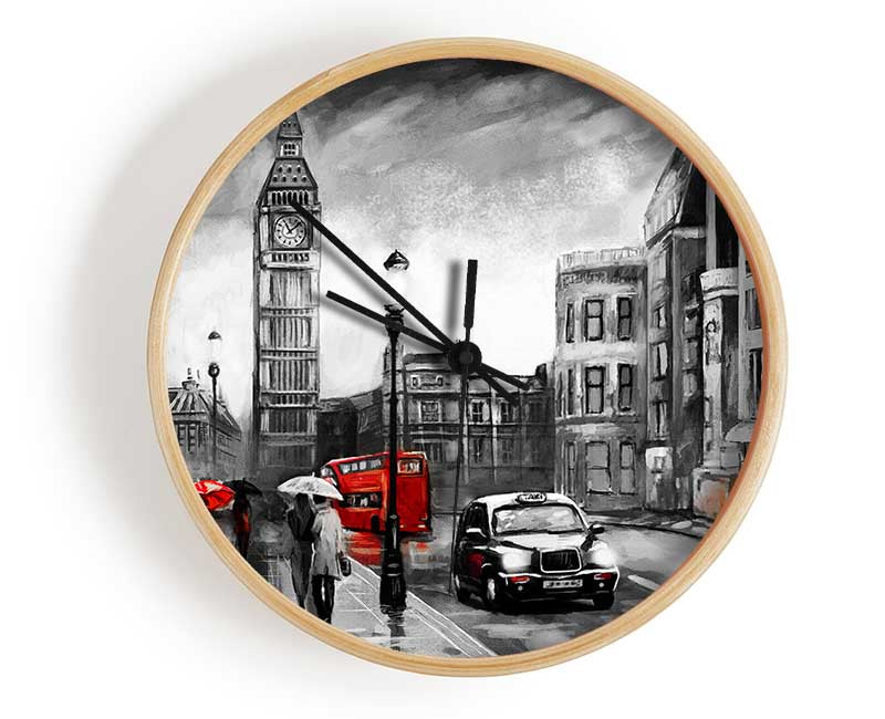 Iconic London Streets Clock - Wallart-Direct UK