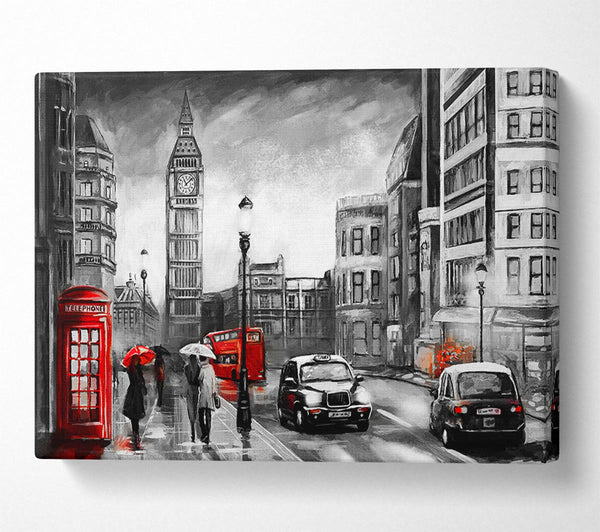 Picture of Iconic London Streets Canvas Print Wall Art