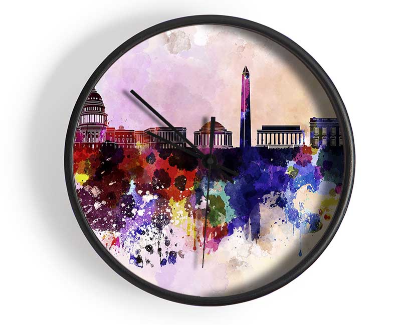 Washington DC Clock - Wallart-Direct UK