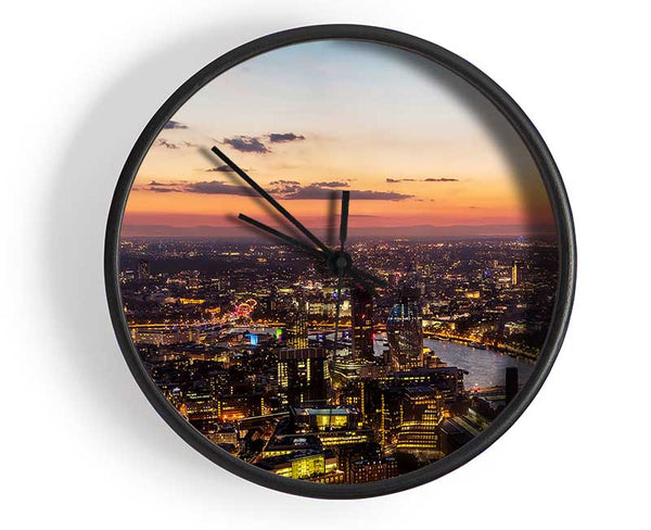 Ariel Twilight View Clock - Wallart-Direct UK