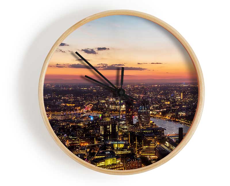 Ariel Twilight View Clock - Wallart-Direct UK