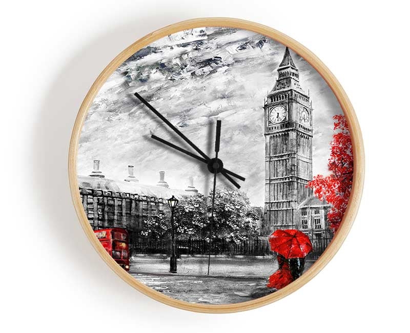 Romance In The City Clock - Wallart-Direct UK