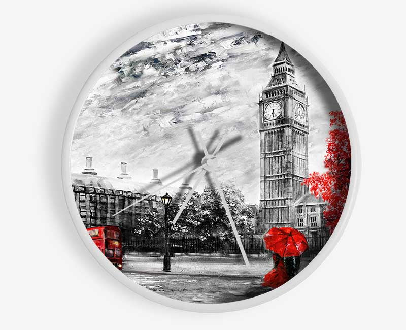 Romance In The City Clock - Wallart-Direct UK