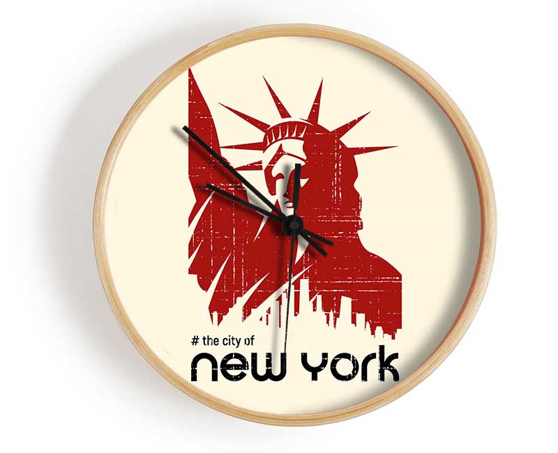 Statue of Liberty Clock - Wallart-Direct UK