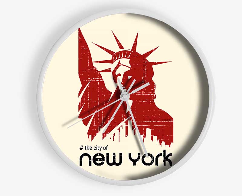 Statue of Liberty Clock - Wallart-Direct UK