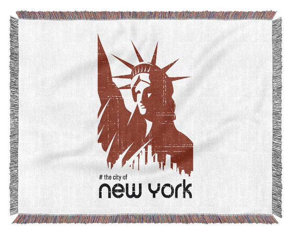 Statue of Liberty Woven Blanket