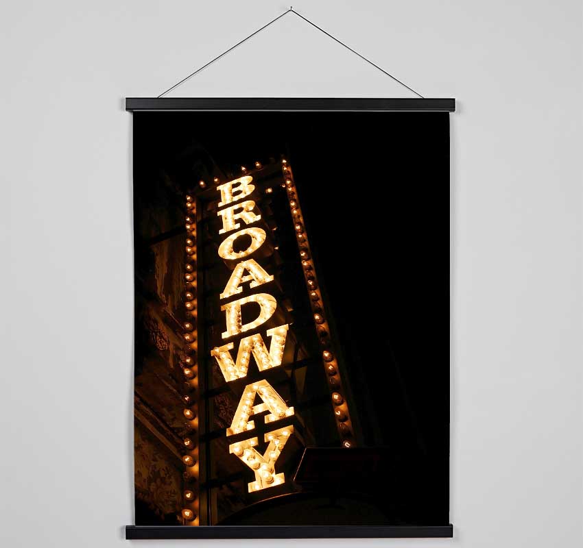 Broadway Lights Hanging Poster - Wallart-Direct UK