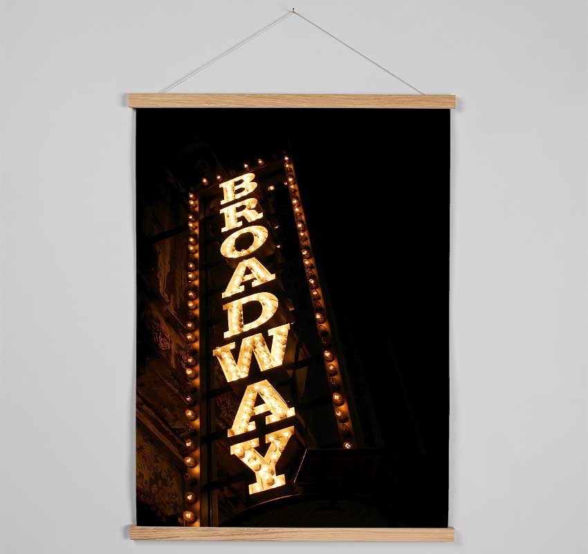 Broadway Lights Hanging Poster - Wallart-Direct UK