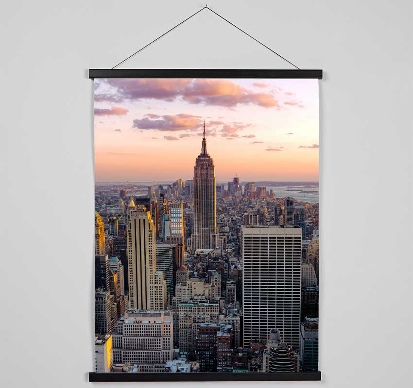 Empire State Building Hanging Poster - Wallart-Direct UK